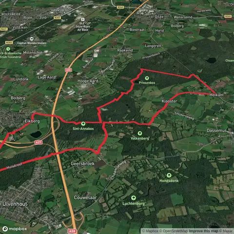 Ulvenhoutse Bos, Gilze Weg and Grote Slingerdreef Loop