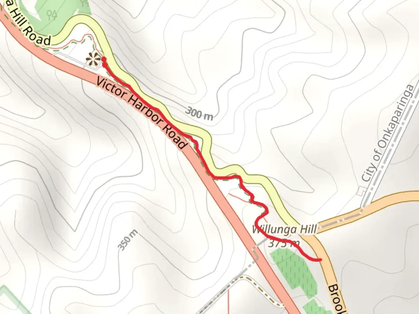 An image depicting the trail Willunga Hill Trail and its surrounding area.
