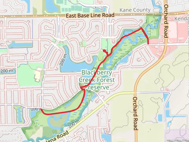 Blackberry Creek and Park Walk