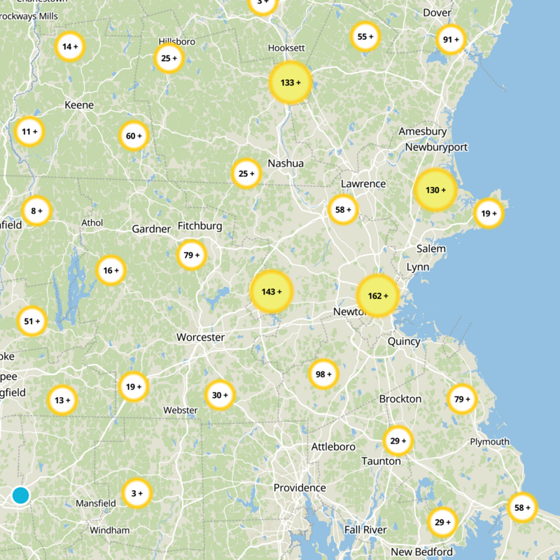 Middlesex County Static Map