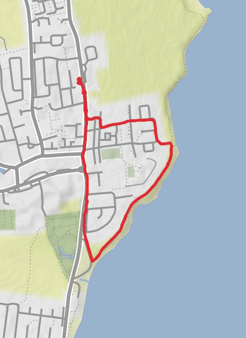 South Tyneside Walking mobile static map