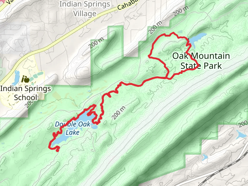 Double Oak Lake via Seven Bridges and Garrett's Gulch