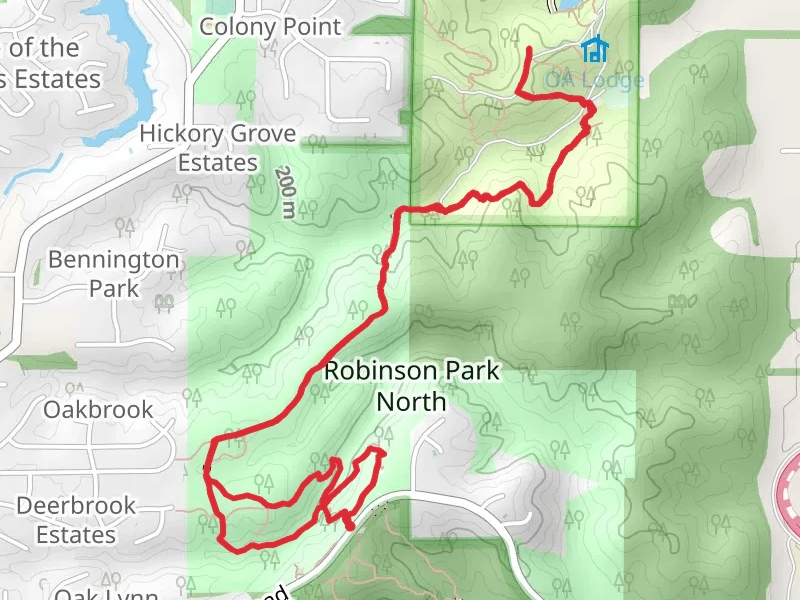 Robinson Park North and Illinois River Bluff Trail