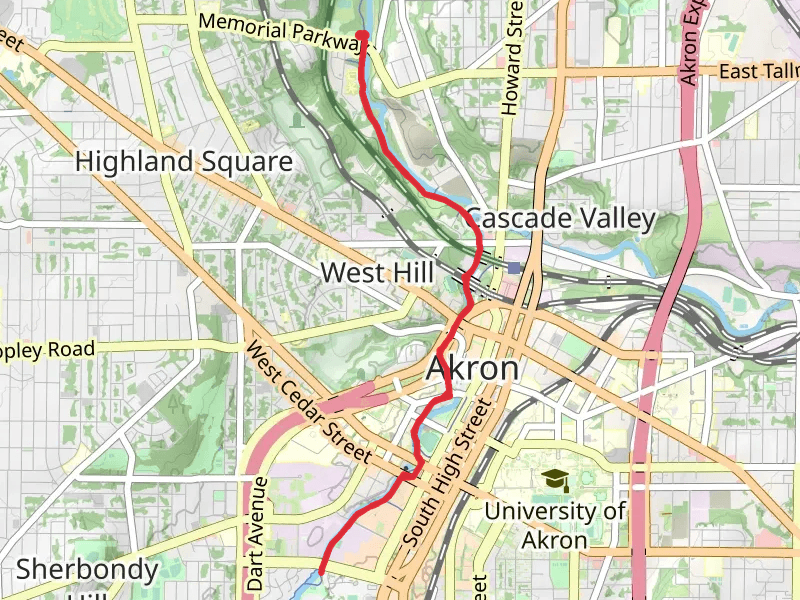 Ohio and Erie Canal Towpath Trail - Canyon Trail Park