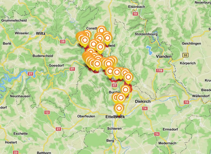Lee Trail ( 52, 5km) parcours officiel mobile static map