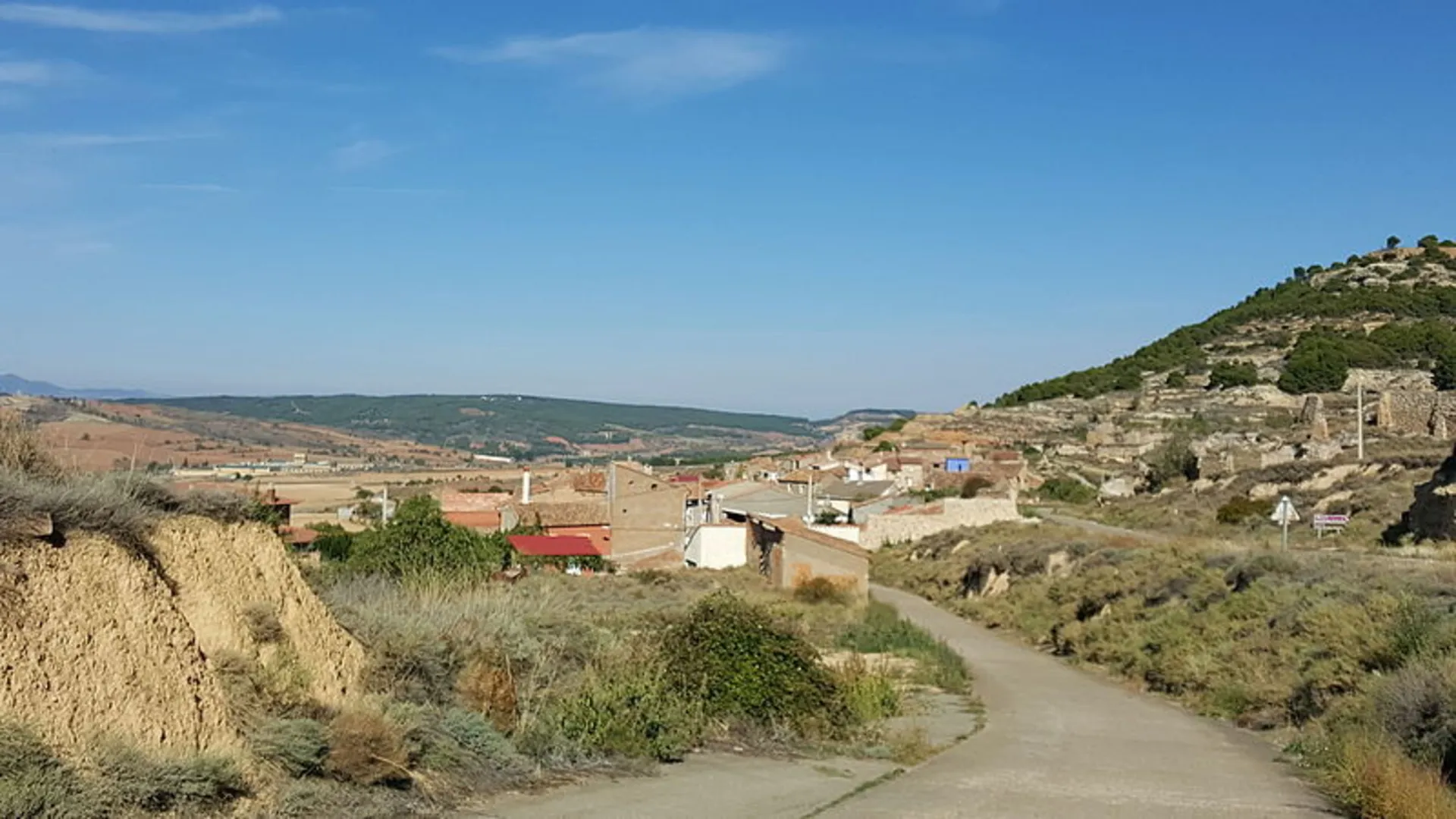 An image depicting the trail Namevilla - Anento PR Z 51 and its surrounding area.
