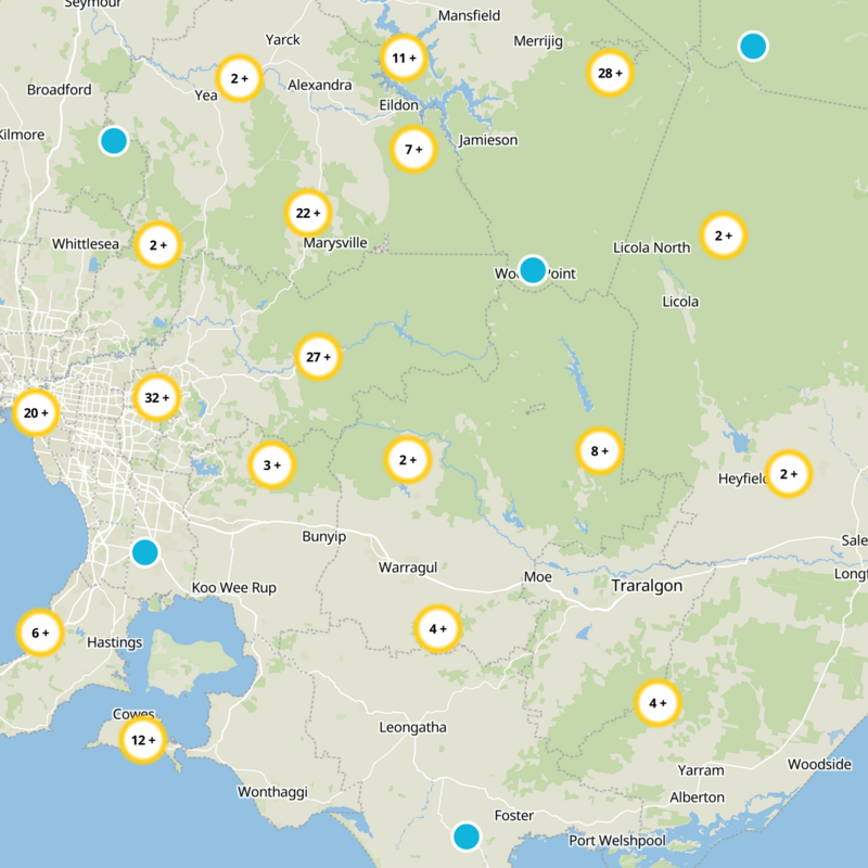 Noojee Static Map