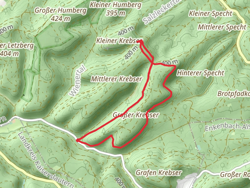 Mooswiesertal and Großer Krebser Loop