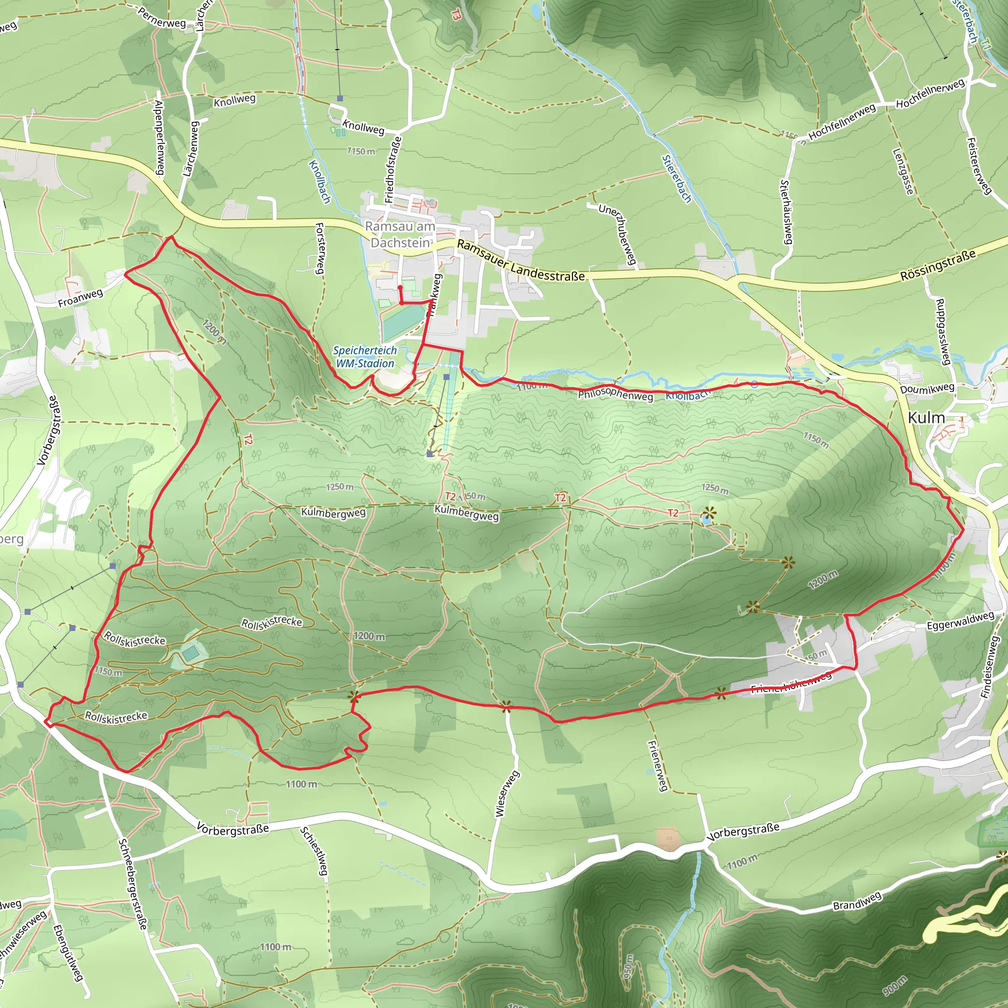 Kulmberg Loop Trail mobile static map