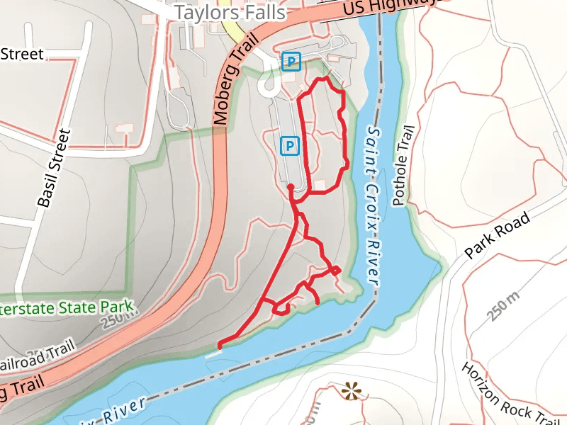 Loop beside Saint Croix River - South Street