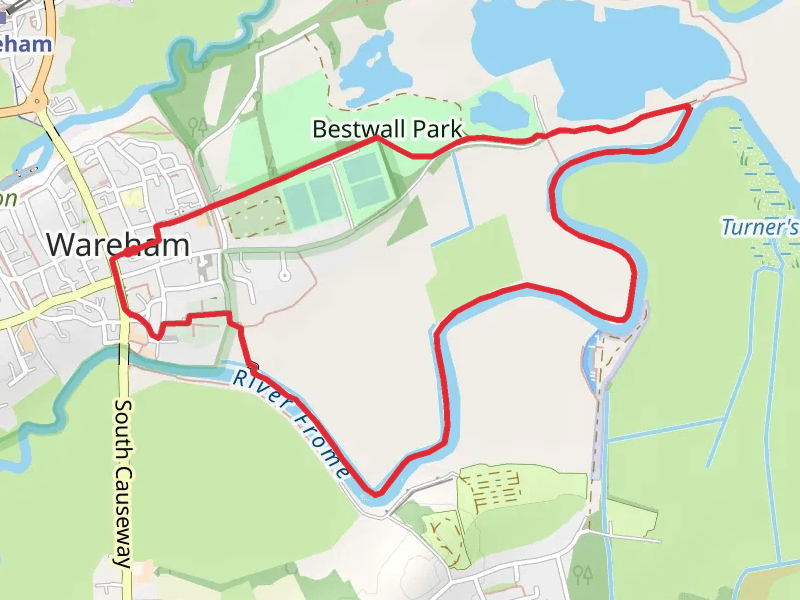 Bestwall Park and River Frome Loop