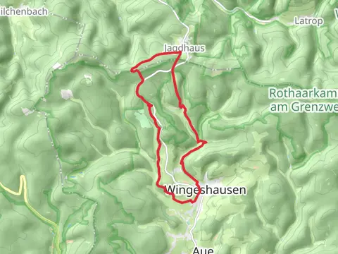 Rothaarsteig Spur Wisent Pfad
