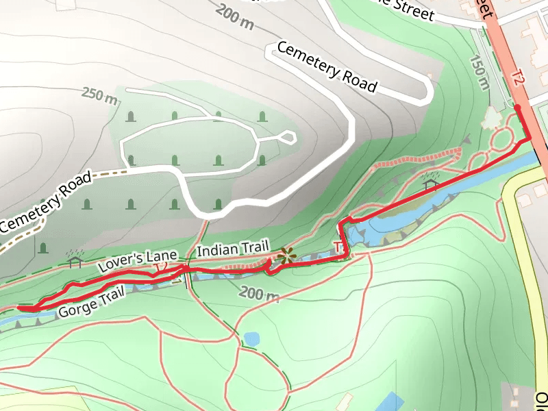 Lover's Lane Loop Trail via Glen Creek