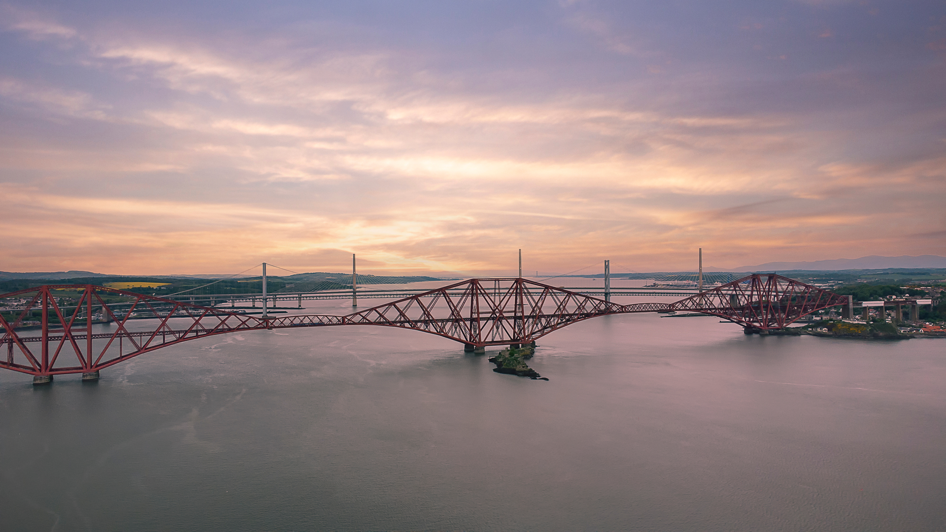An image depicting the trail Motherwell to Forth Road Bridge via Ladywell and its surrounding area.