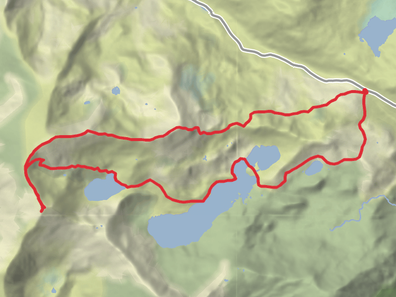 Snowdonia by Crib Goch, Pyg track and Miner’s track loop  thumbnail