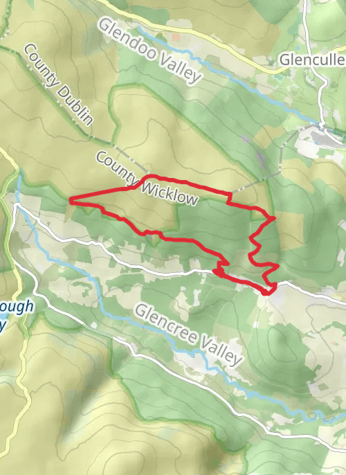 Prince William’s Seat Loop mobile static map