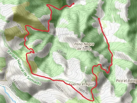 Brañas Teverganas Route