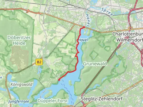 Wilhelmstadt to Alt Kladow via Dr Kleusberg Promenade