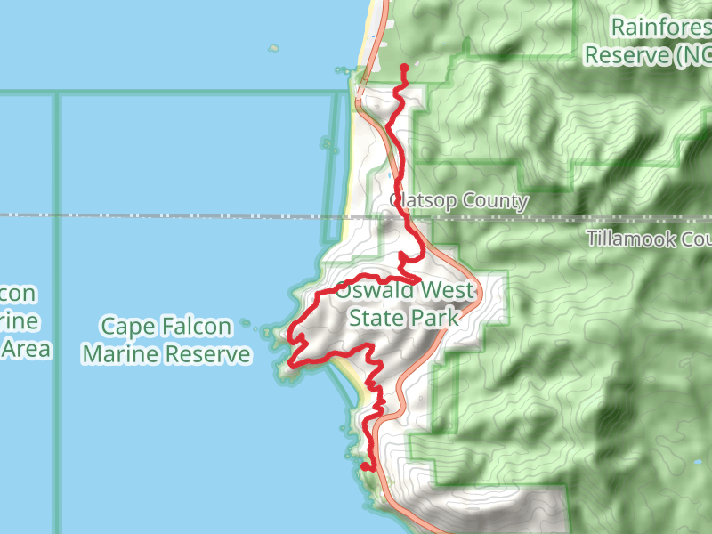 Treasure Cove - Devil's Cauldron - Elk Flats Trail