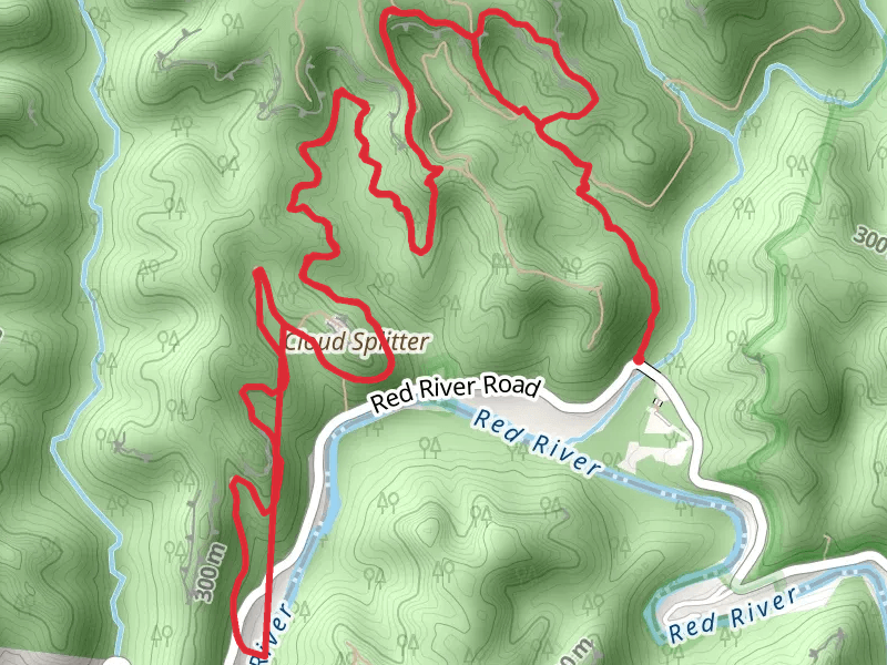 Bison Way, Indian Staircase and Sheltowee Trace NRT