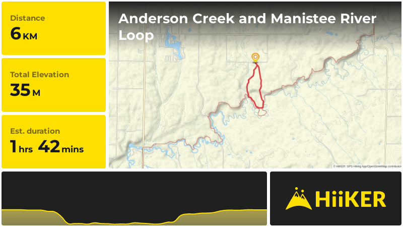Anderson Creek and Manistee River Loop | Wexford County | Michigan