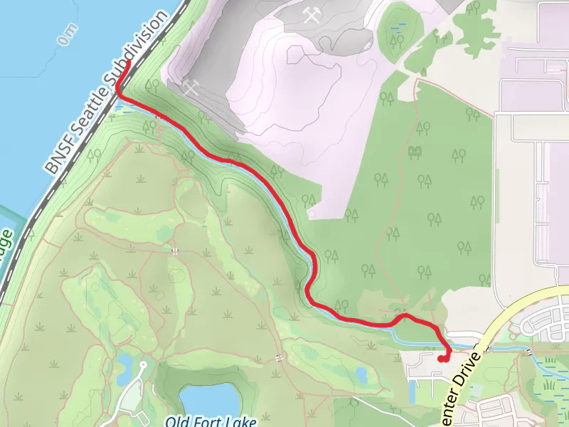 Sequalitchew Canyon trail