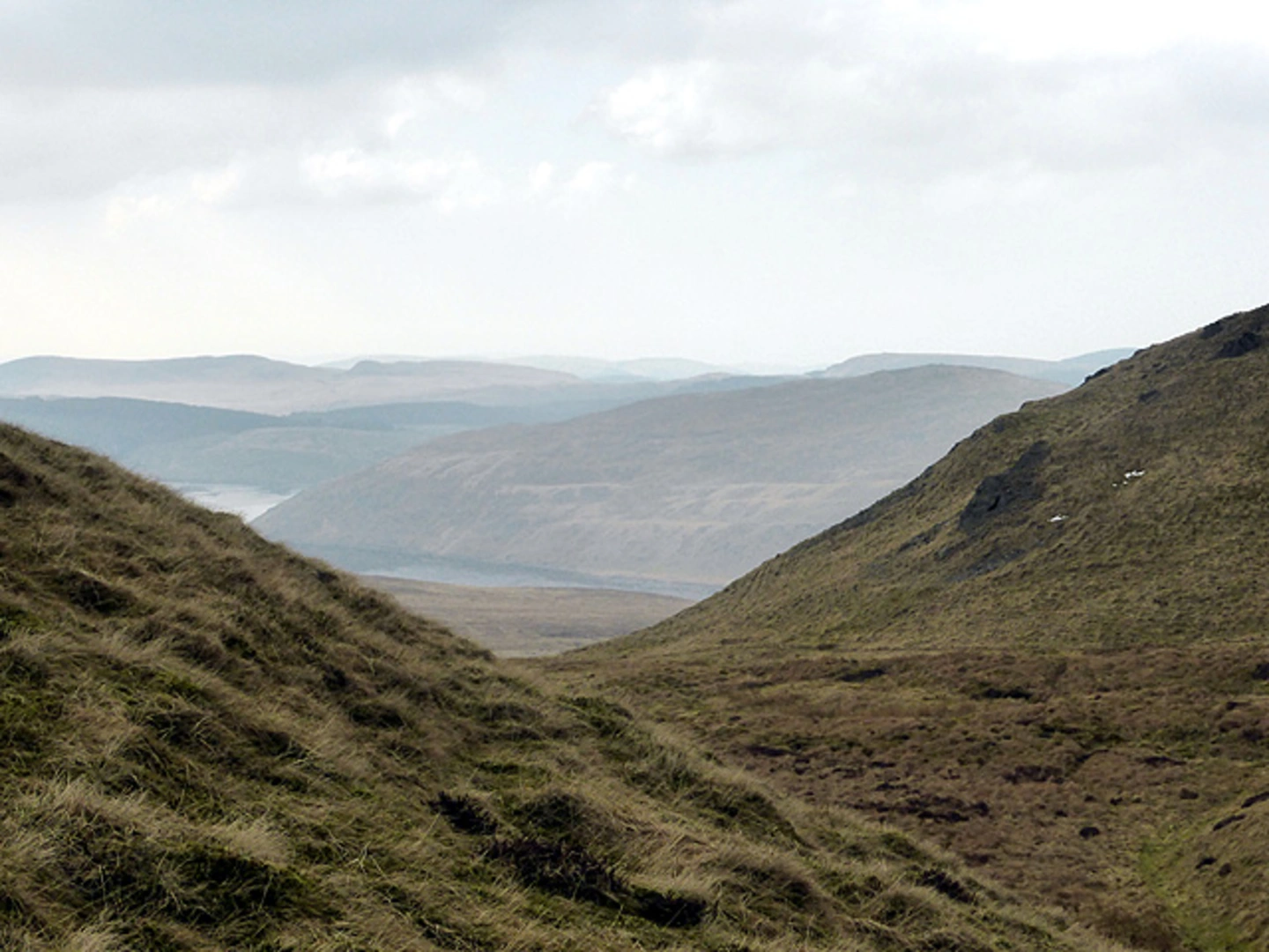 An image depicting the trail Plynlimon from Esteddfa Gurig and its surrounding area.