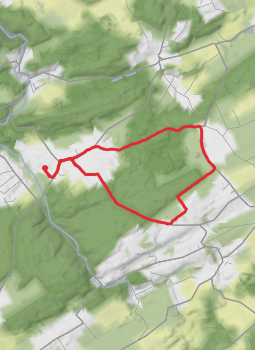 Gesves ROUTE mobile static map