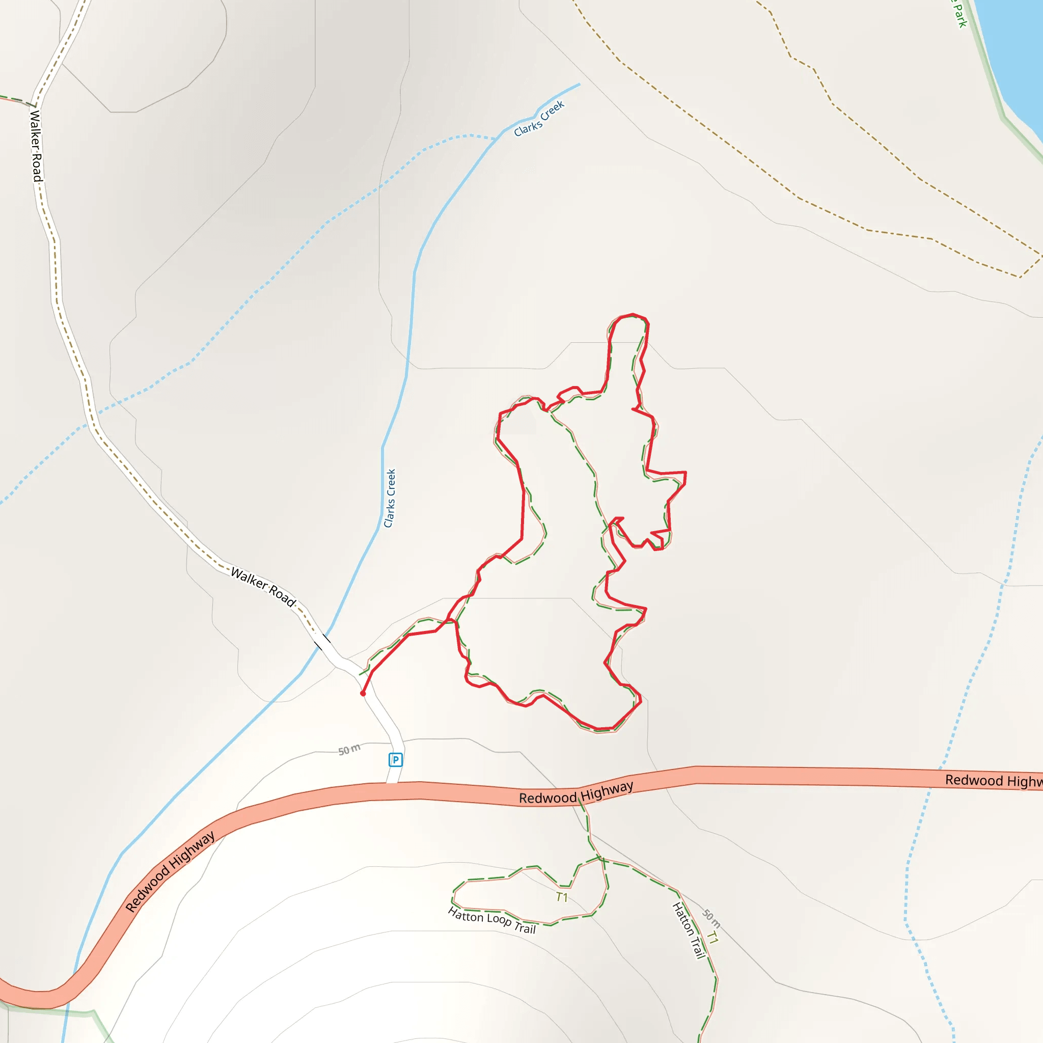 Simpson-Reed Grove Loop Trail mobile static map