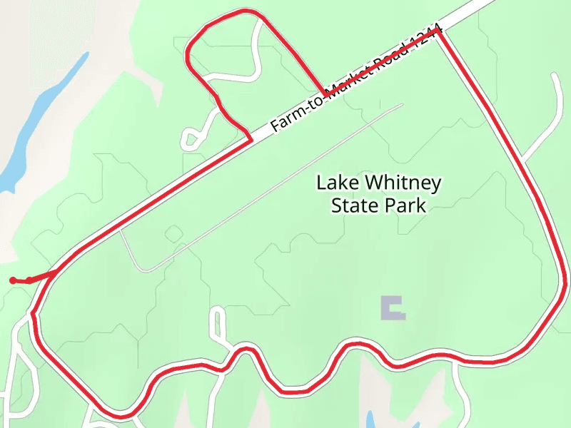 Lake Whitney State Park Loop
