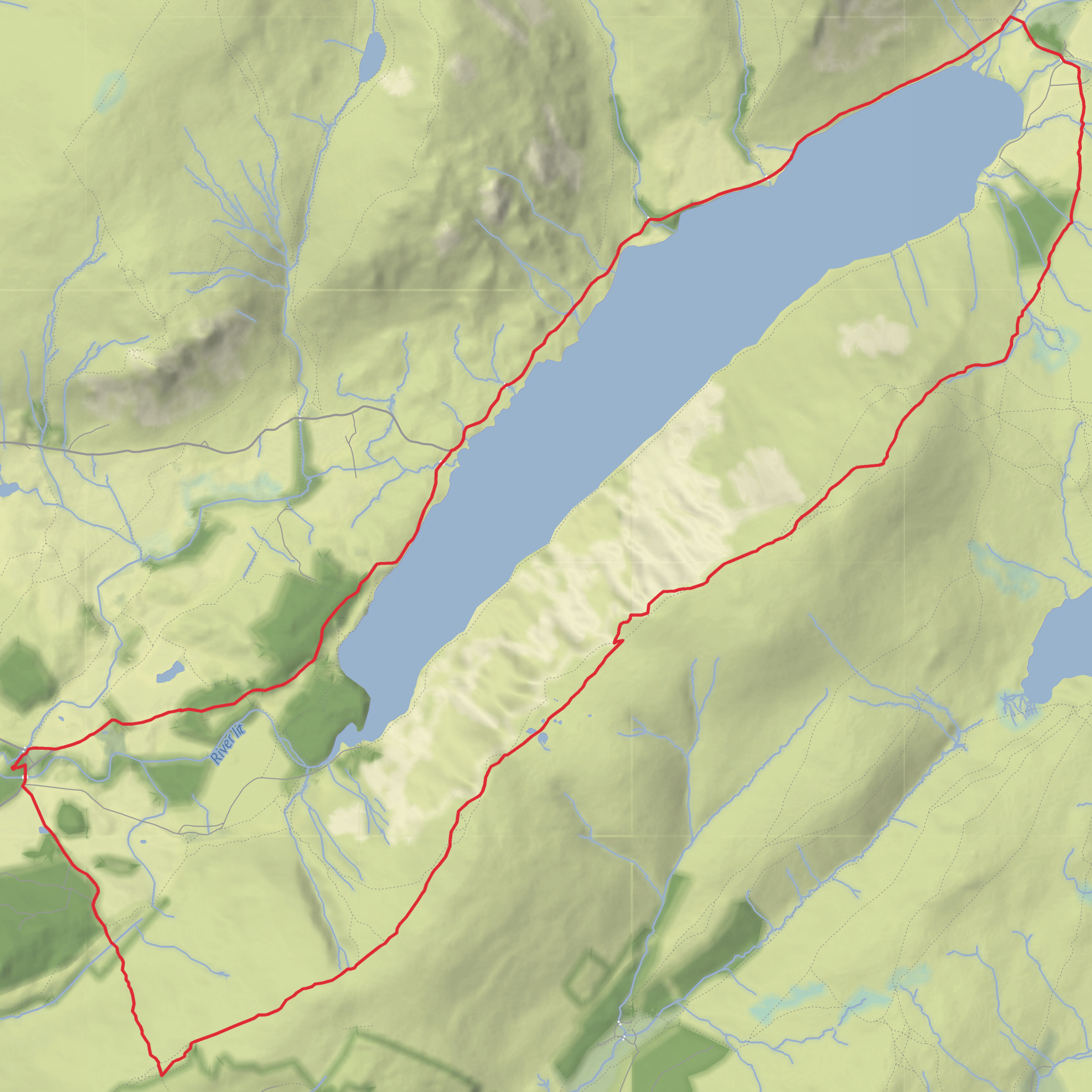 Wastwater Loop - 2 WRs mobile static map