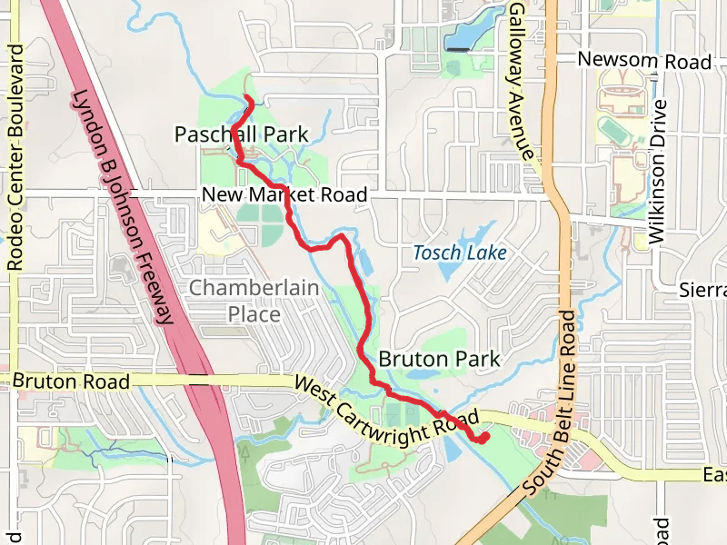 Hodges Park and Paschall Park Trail