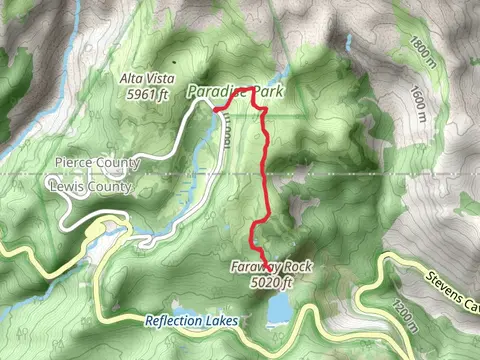 Faraway Rock via Mazama Ridge Trail