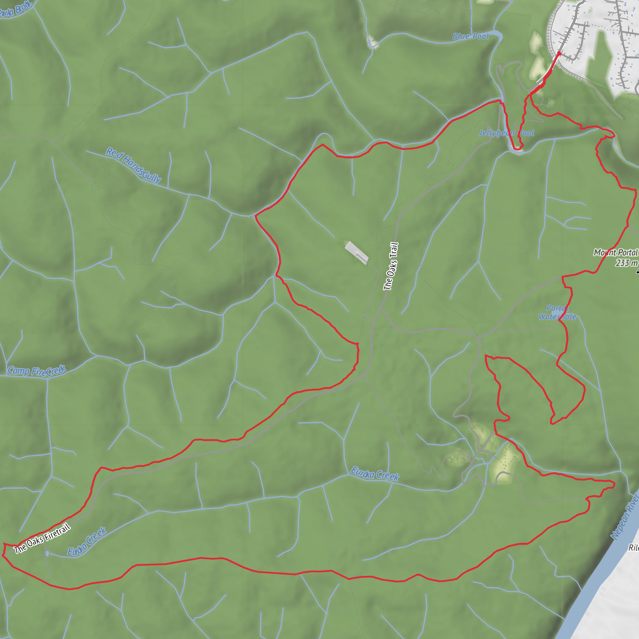 Glenbrook Long Loop mobile static map