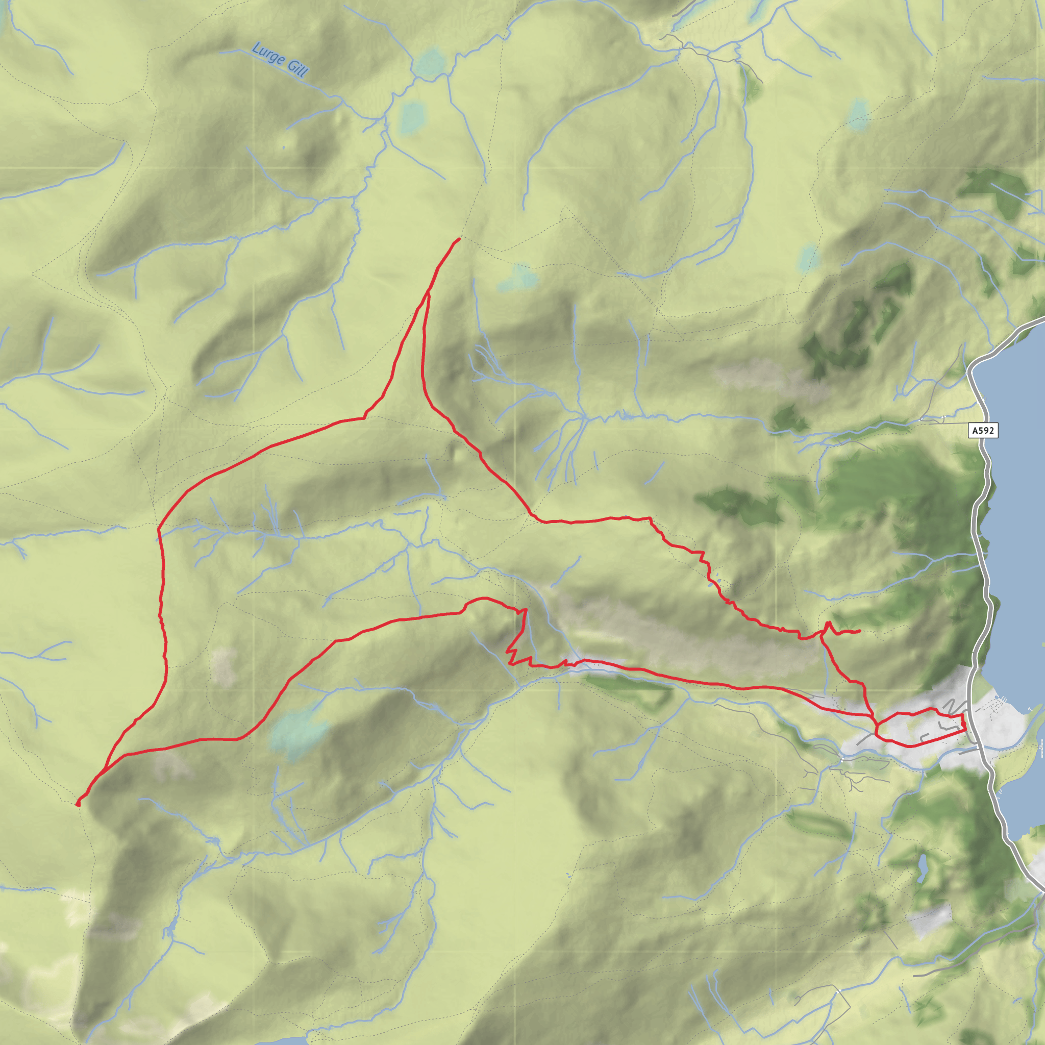 Glenridding Circuit mobile static map