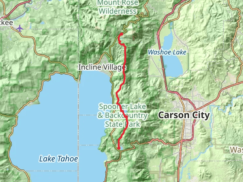 Marlette Flume Trail