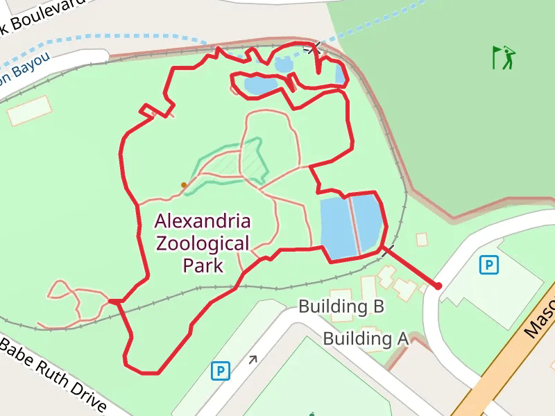 Alexandria Zoological Park Loop