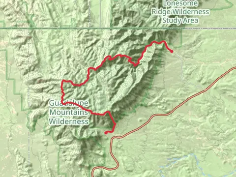 Bush Mountain and Hunter Mountain via Mckittrick Ridge Trail