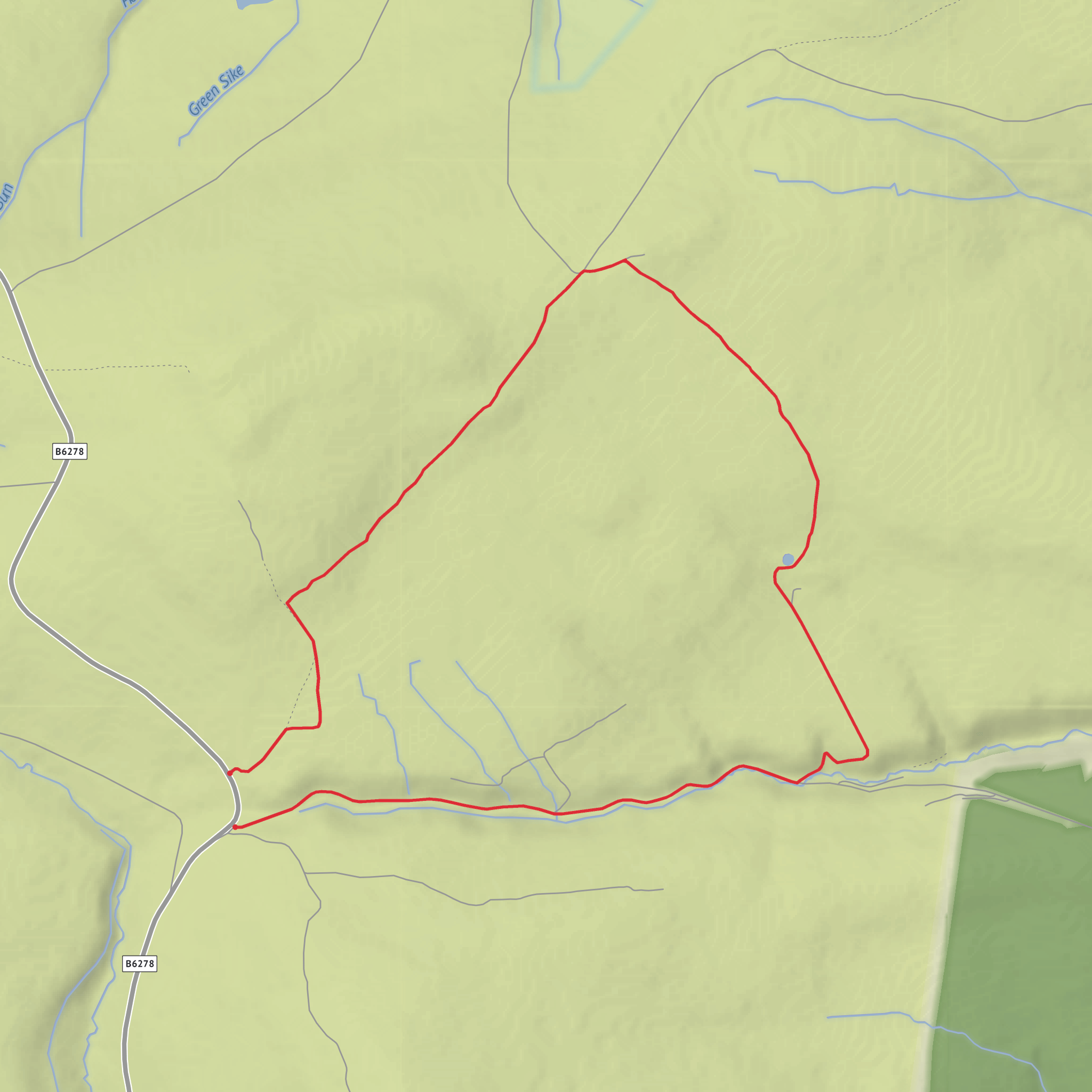 Lead Mine Loop mobile static map