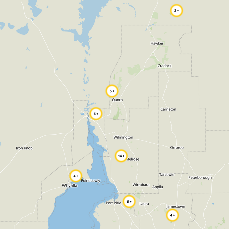 Flinders Ranges Static Map