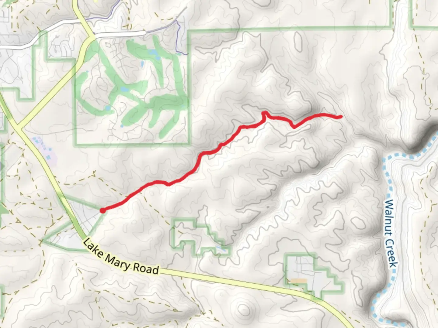 An image depicting the trail Skunk Canyon and its surrounding area.