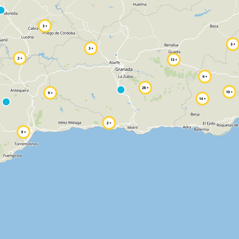 Comarca de la Costa Granadina Static Map