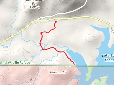 Walk to Lake Elmer Thomas