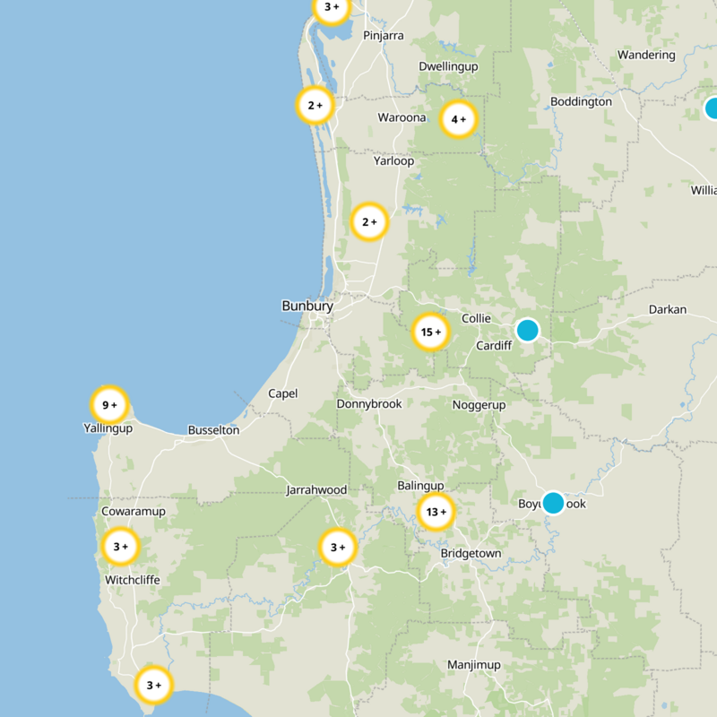 Shire Of Dardanup Static Map