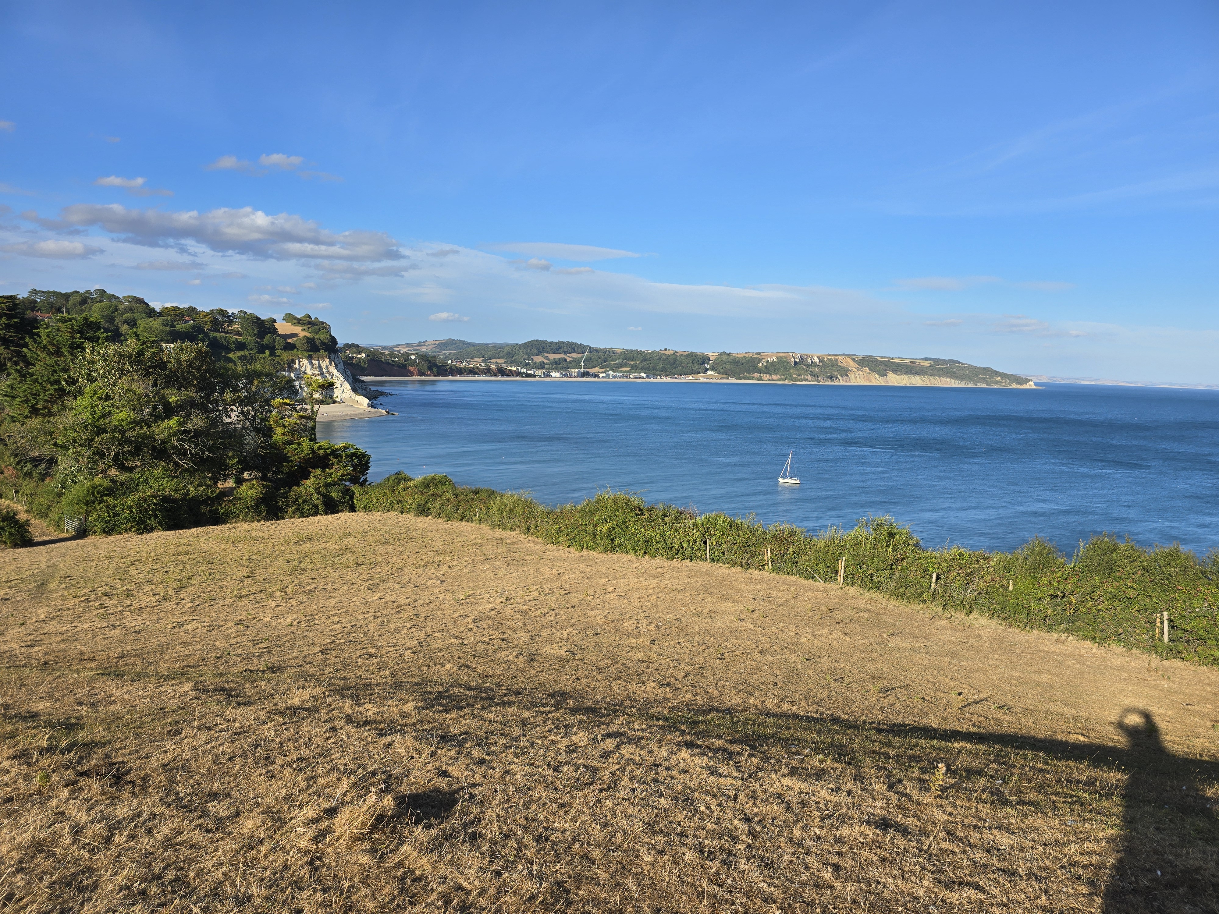 A map preview of the recording Hike on Exmouth - Seaton.