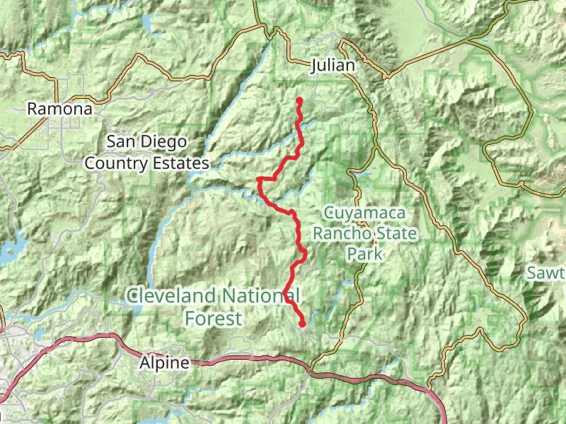 Boulder Creek Road Walk