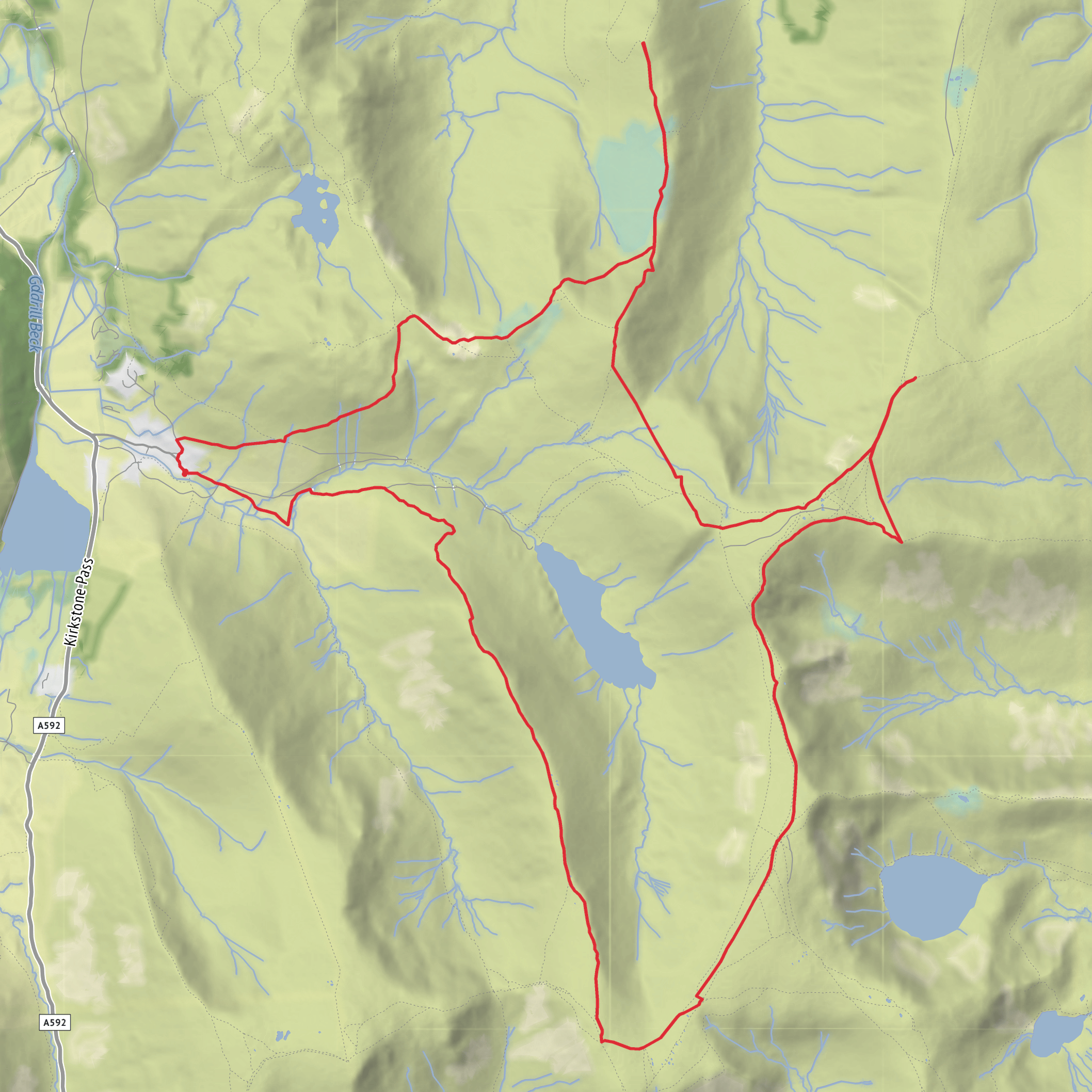 Haweswater circuit mobile static map