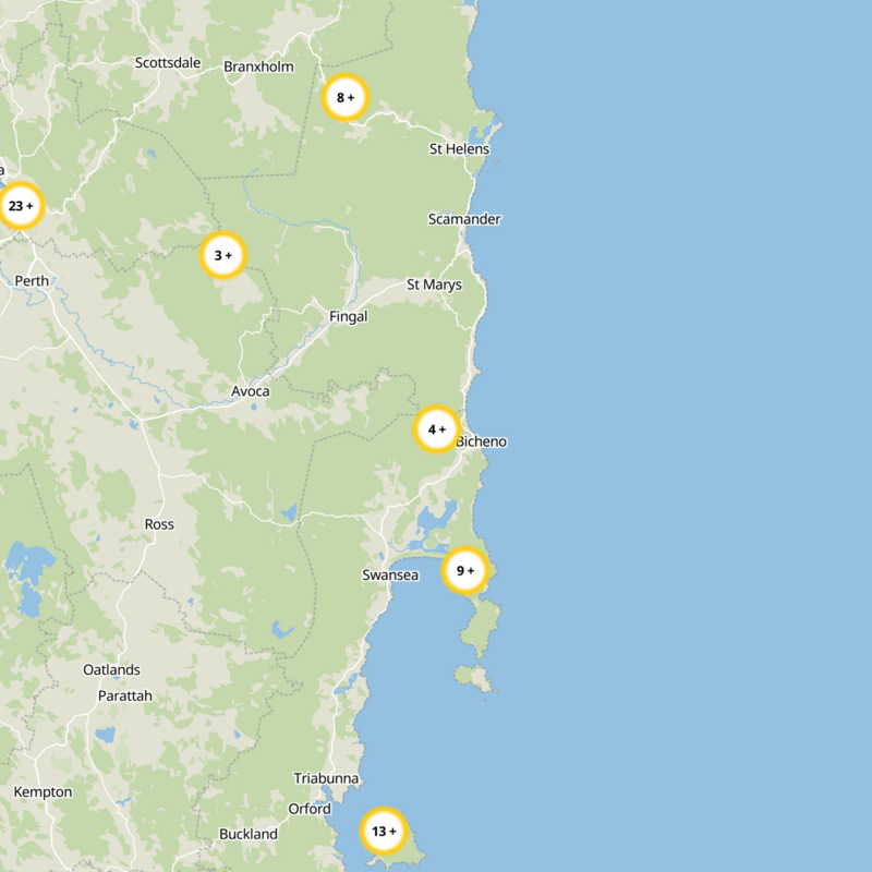 Bicheno Static Map