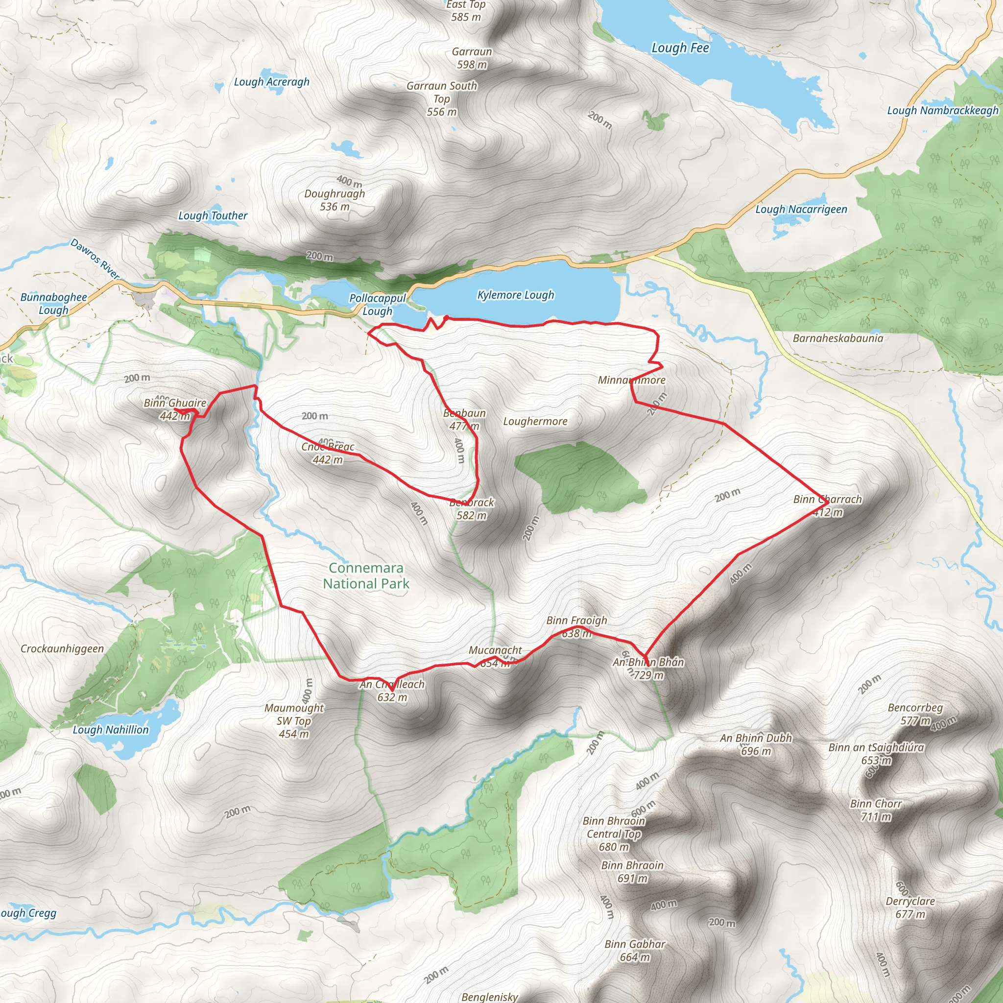 Advanced Plus 2 - 12 Bens Kylemore mobile static map
