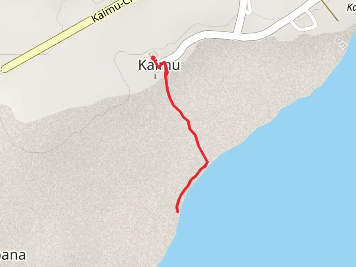 An image depicting the trail Black Sand Beach Trail and its surrounding area.